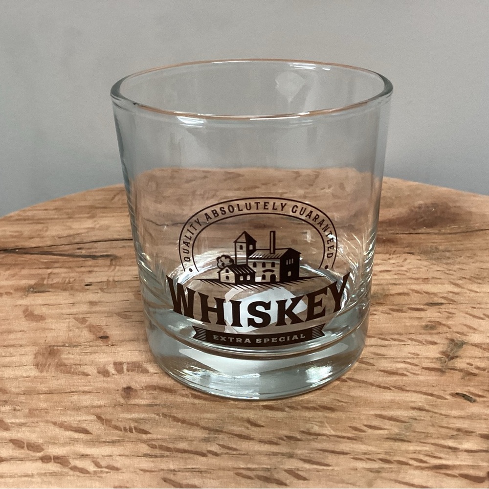 Cristar Whiskey Rocks Glass - Tag in place on bottom - Excellent Condition